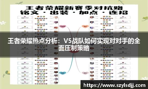 王者荣耀热点分析：V5战队如何实现对对手的全面压制策略
