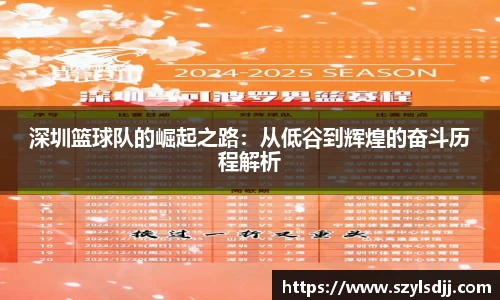 深圳篮球队的崛起之路：从低谷到辉煌的奋斗历程解析